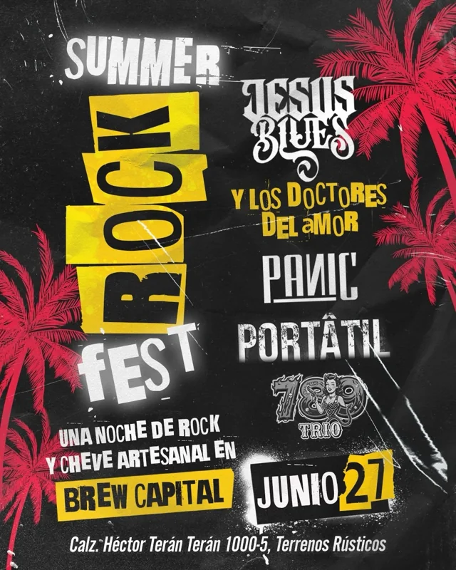 Flyer de Summer Rock Fest