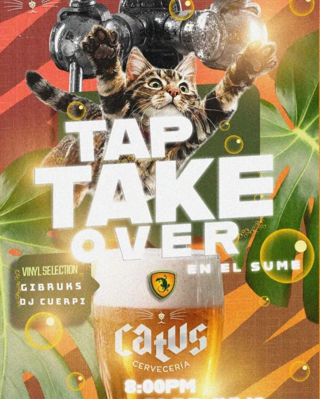 Flyer de Take over at Sume