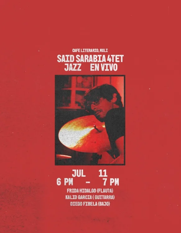 Flyer de SAID SARABIA 4TET jazz session