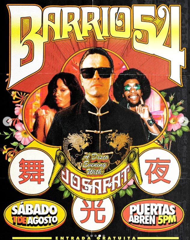 Flyer de Barrio 54