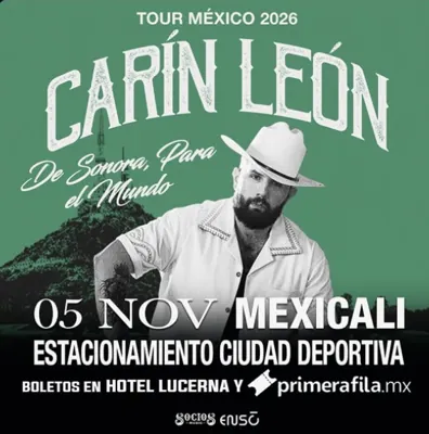 Carin Leon en mexicali