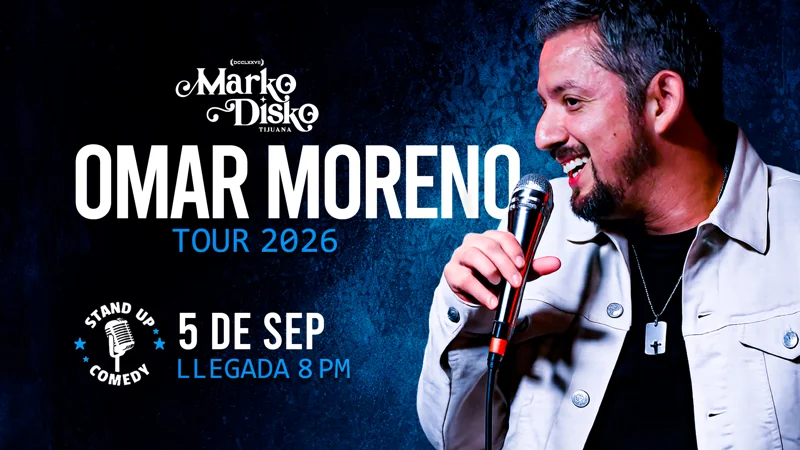 Flyer de Omar Moreno Tour 2026