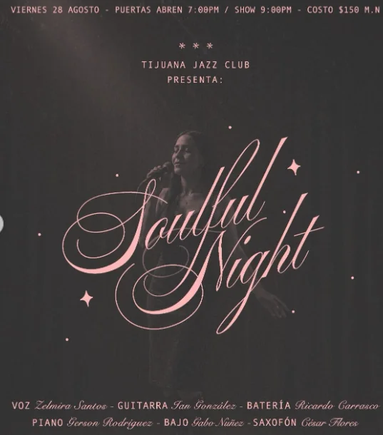 Flyer de Soulful Night