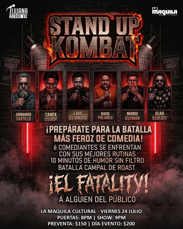 Flyer de Batalla Campal de Roasts