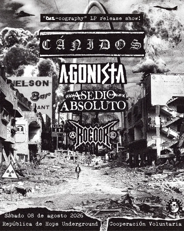 Flyer de LP Release CANIDOS