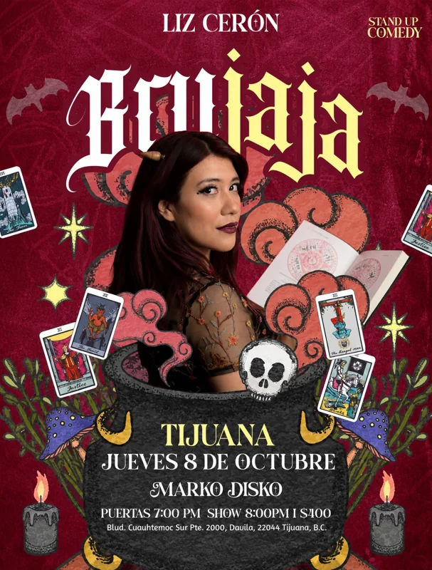 Flyer de Liz Ceron - Brujaja