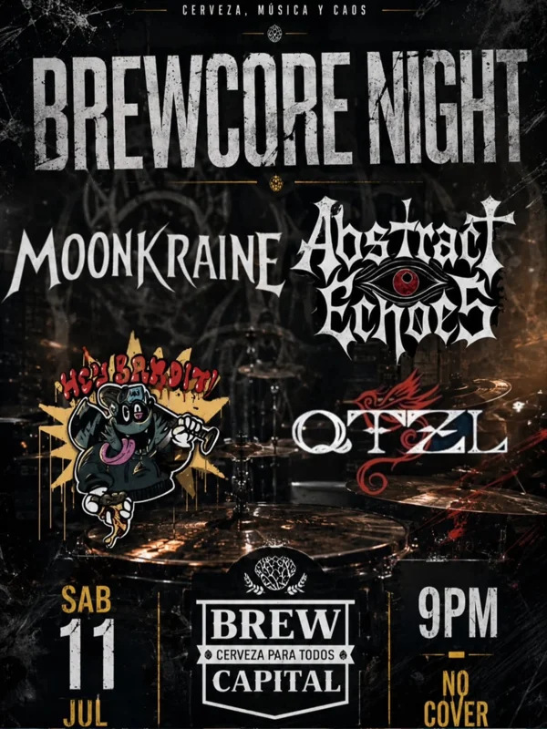 Flyer de Brewcore Night