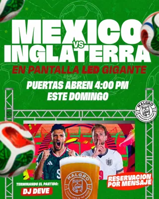 México vs. Inglaterra