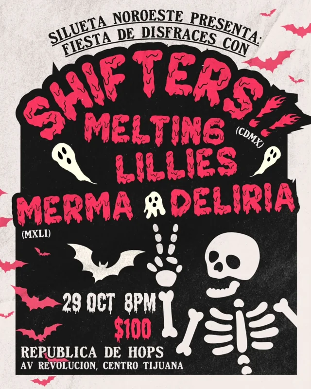Flyer de Halloween con Shifters!!