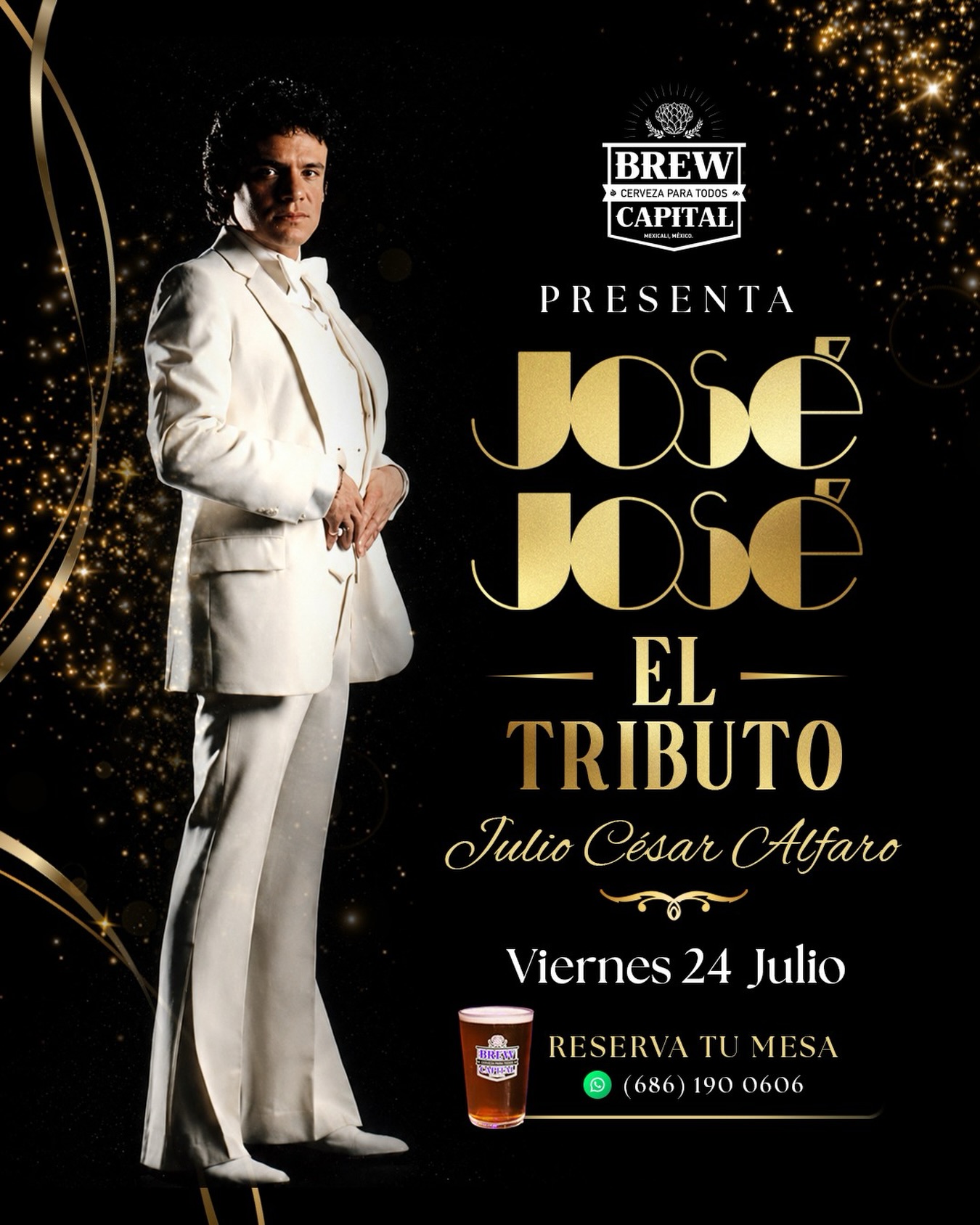 Flyer de José José, El Tributo