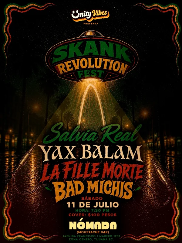 Flyer de SKANK REVOLUTION FEST
