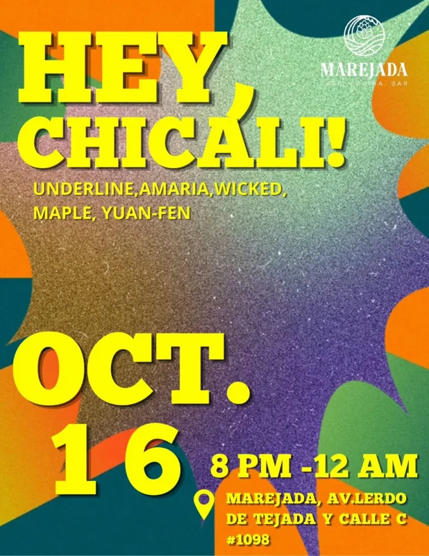 Flyer de HEY CHICALI