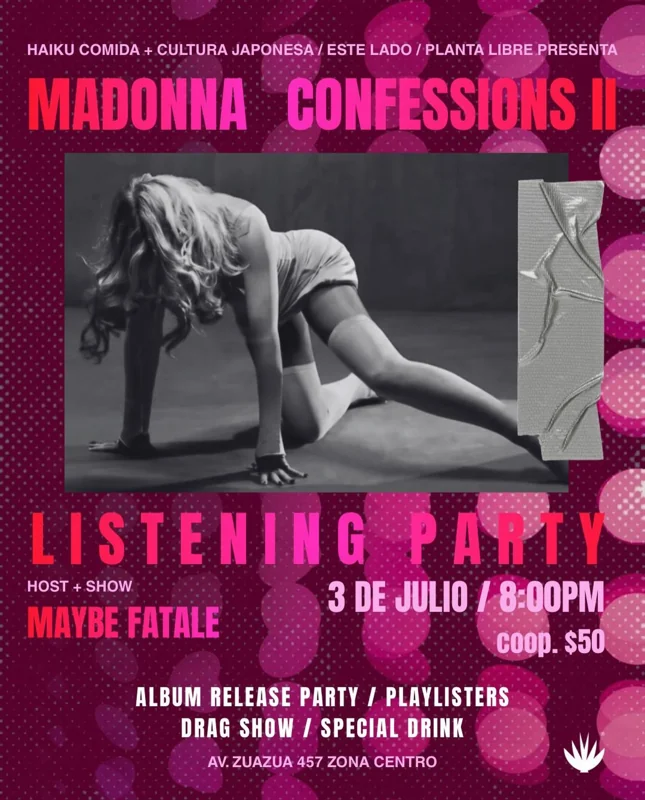 Flyer de Listening Party Confessions II