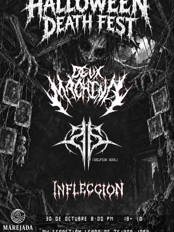 Flyer de Halloween Death Fest