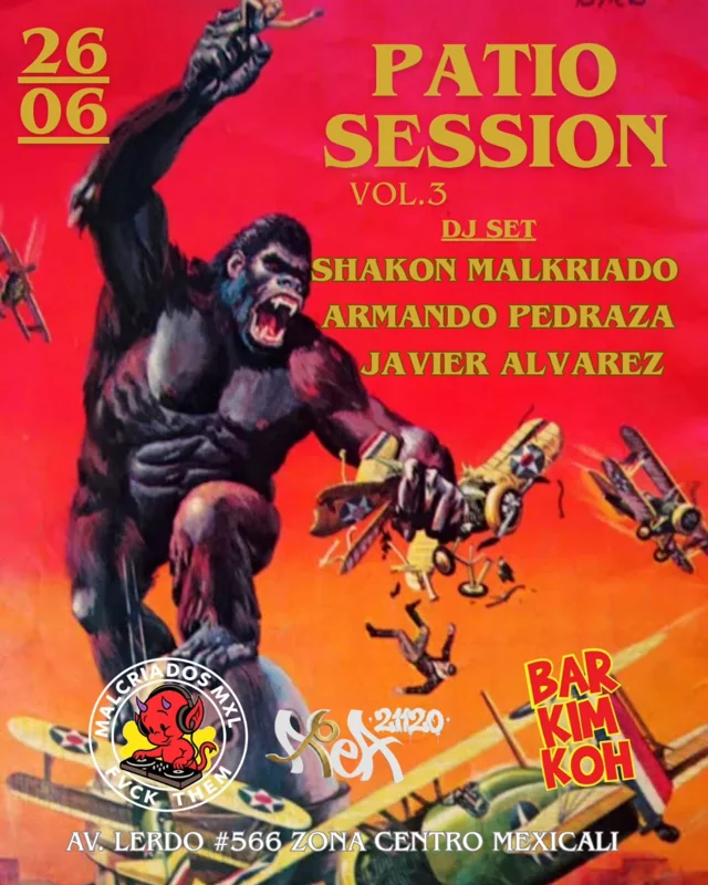 Flyer de Patio Session Vol. 3