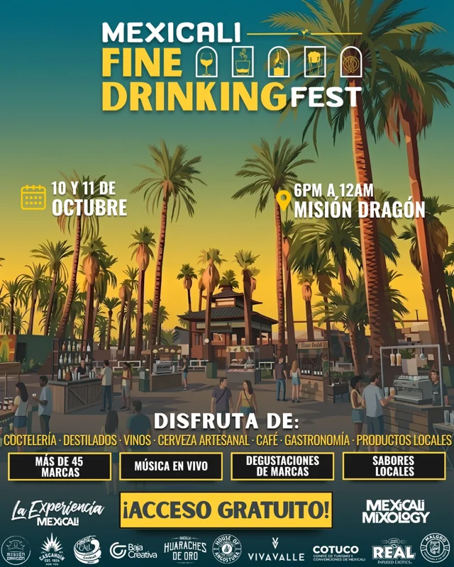 Flyer de Mexicali Fine Drinking Fest