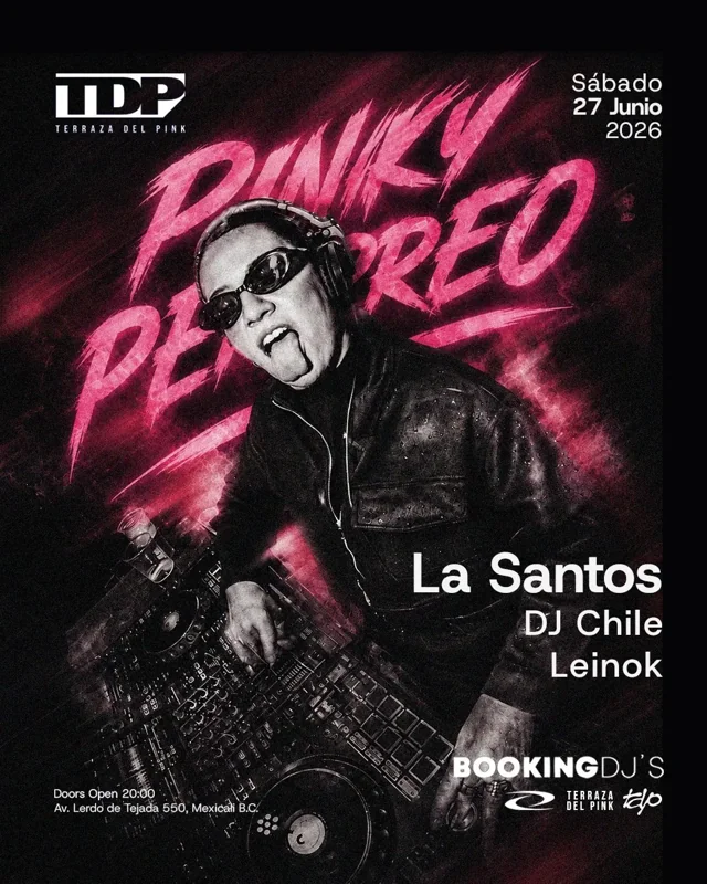 Flyer de PINKY PERREO II