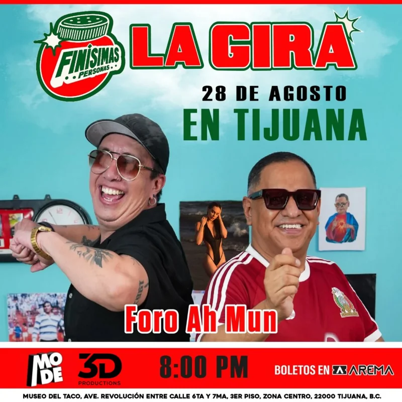 Flyer de Finísimas Personas Podcast - Tijuana