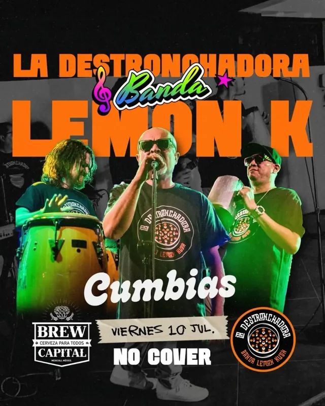 Flyer de Fiesta en Brew Capital