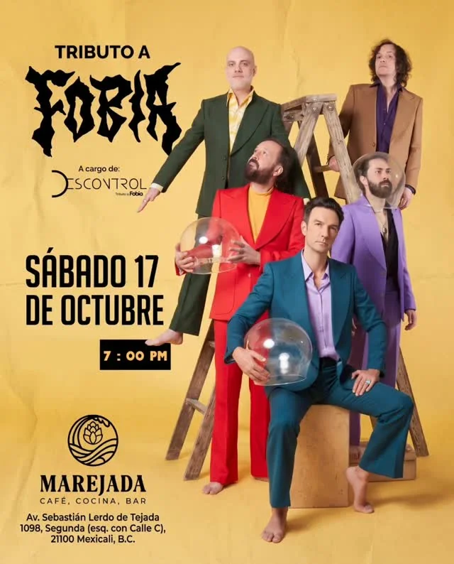 Flyer de Tributo a Fobia