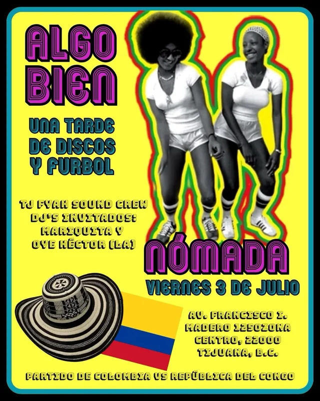 Flyer de Viniles con TJ Fyah Sound Crew