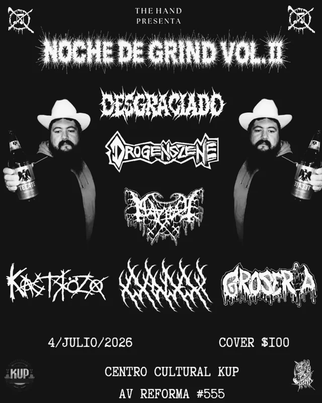 Flyer de Noche de Grind