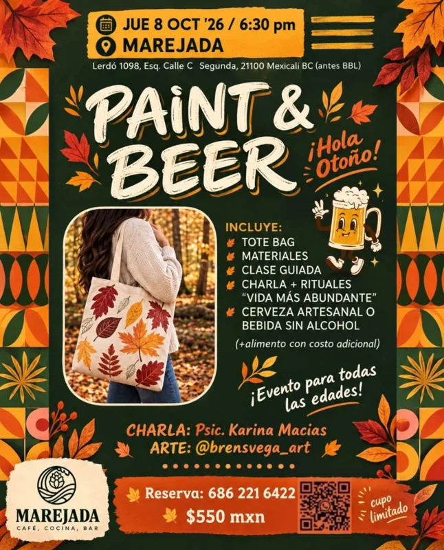 Flyer de Paint and Beer