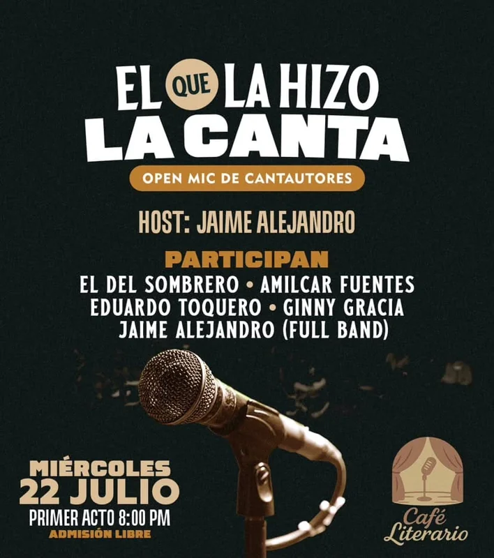 Flyer de El que la hizo, la canta