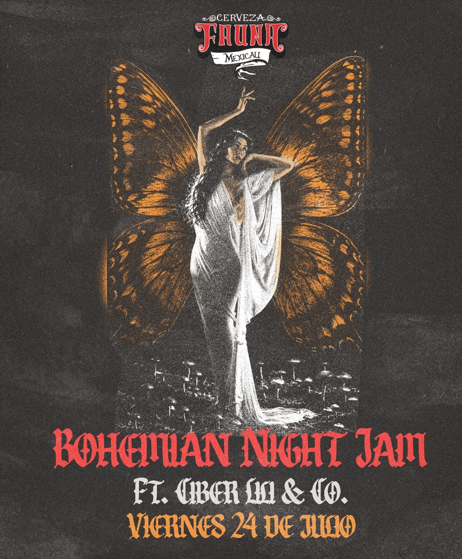 Flyer de Bohemian Night Jam