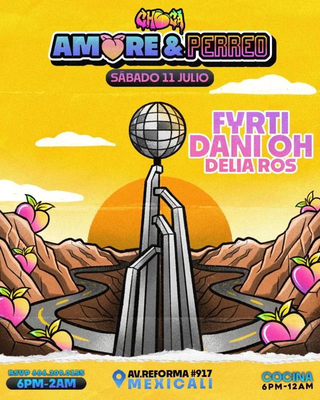 Flyer de AMORE & PERREO