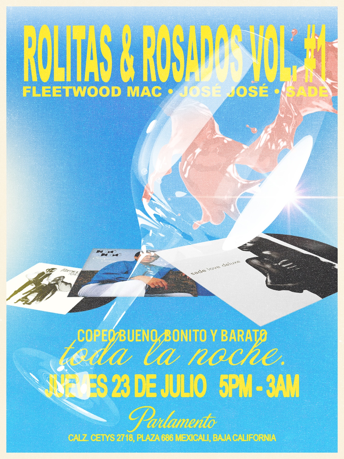 Flyer de Rolitas & Rosados Vol. #1