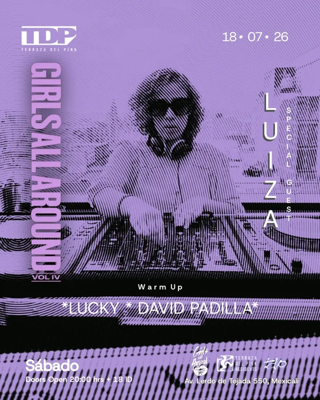 Flyer de Girls All Around Vol IV