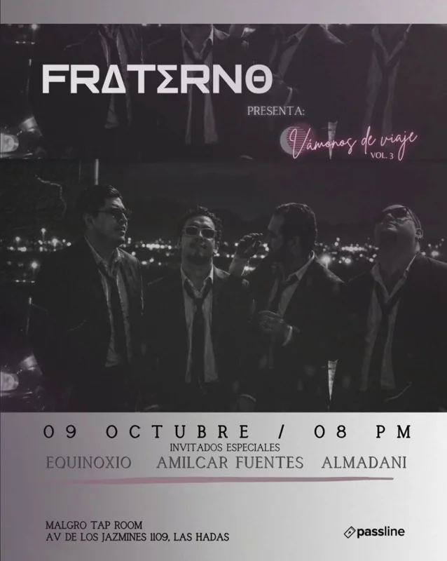Flyer de Fraterno