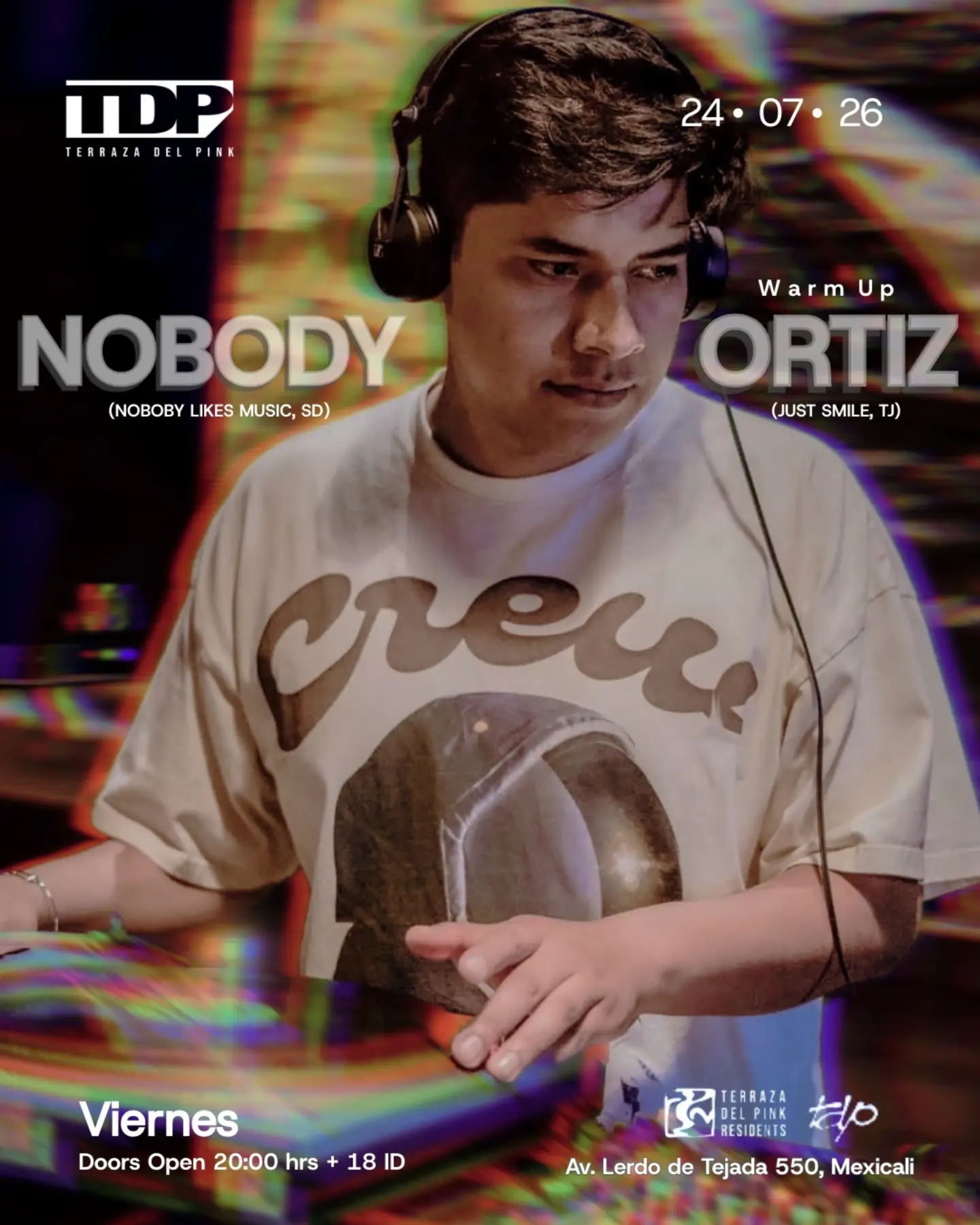 Flyer de TDP - Special Guest Nobody Likes Musik