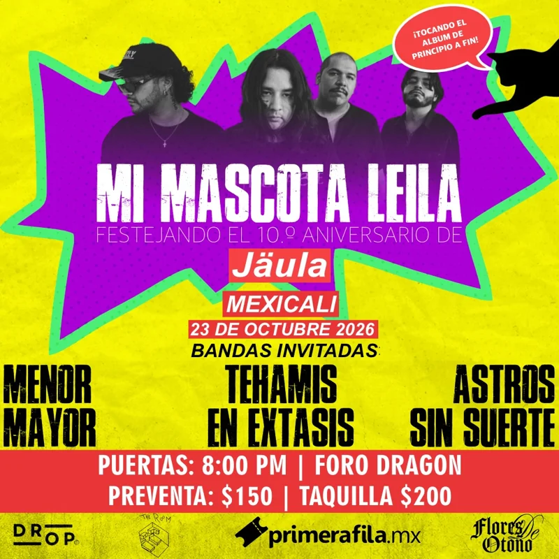 Flyer de Mi Mascota Leila