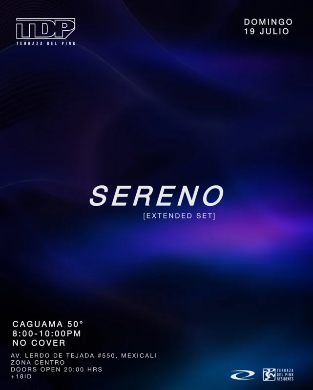 Flyer de SERENO