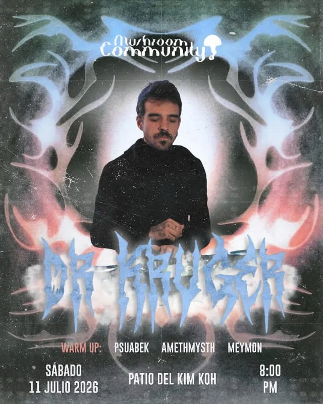 Flyer de Mushroom Community - Psytrance Night