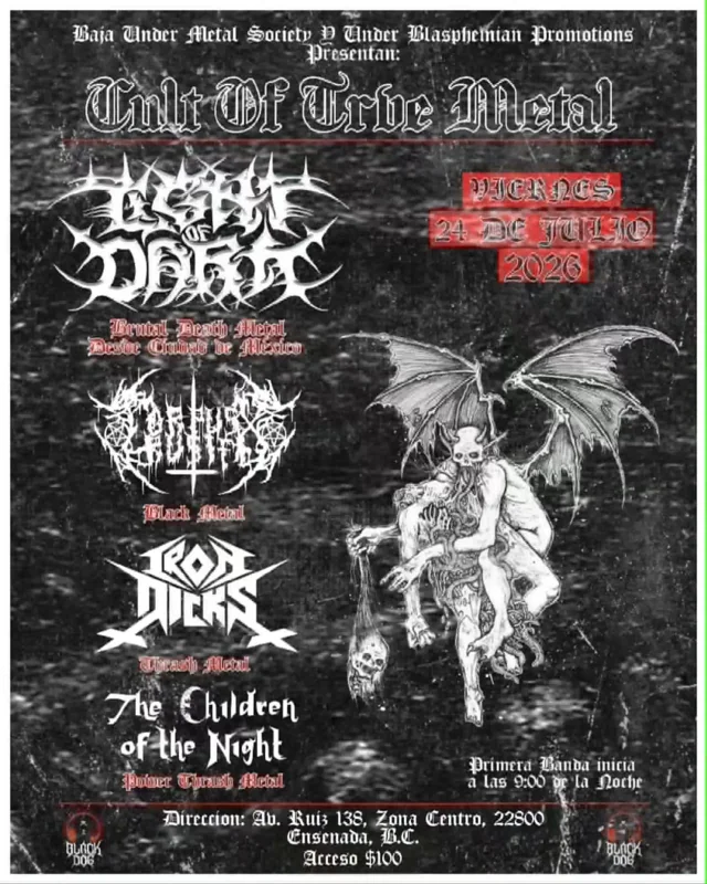 Flyer de Cvlt of trve metal