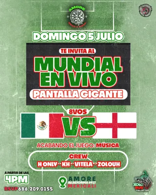 Octavos de Final: México vs Inglaterra