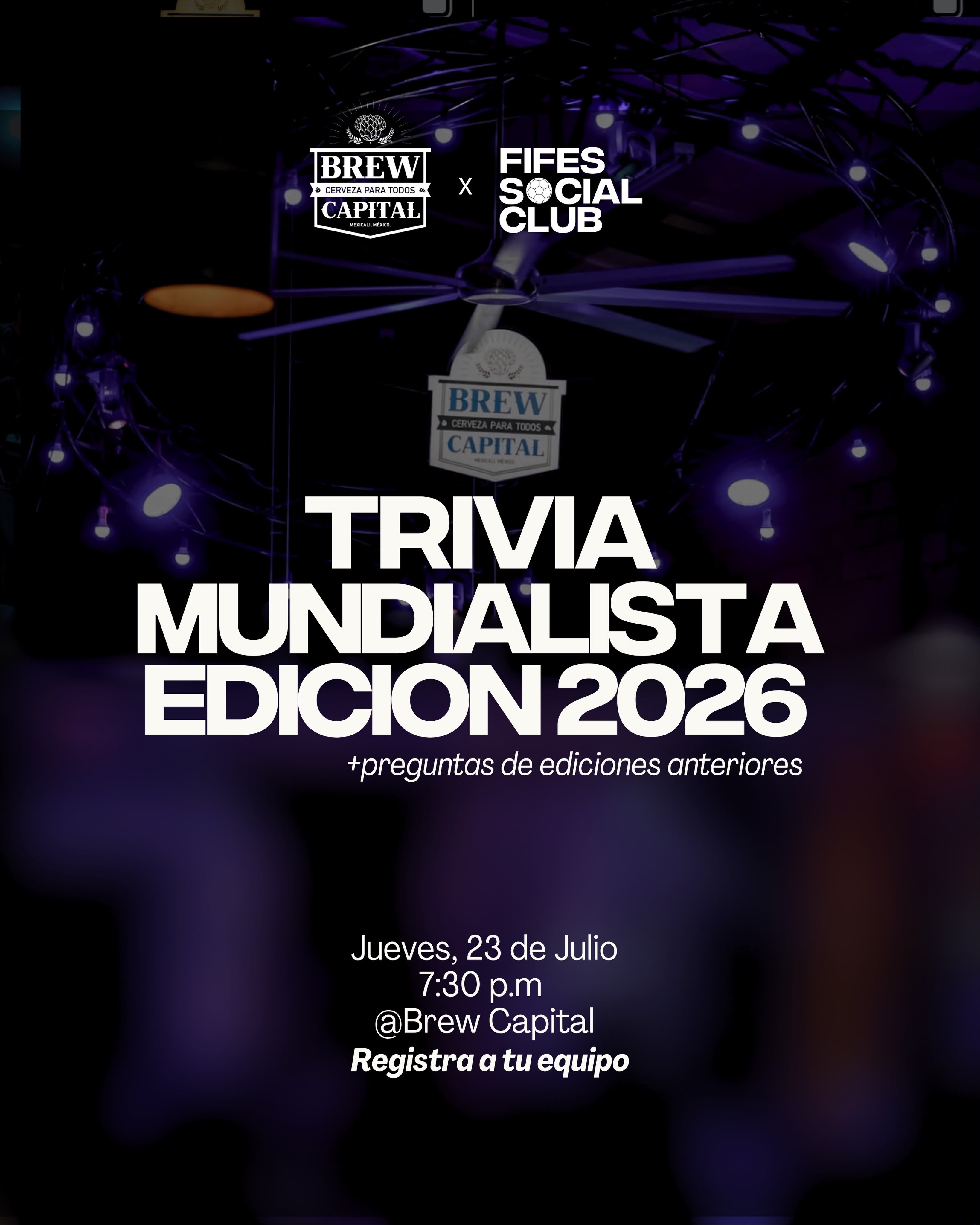 Flyer de Trivia Mundialista