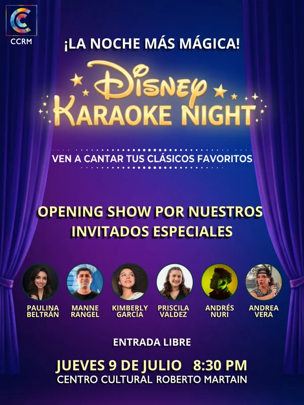 Flyer de Disney Karaoke