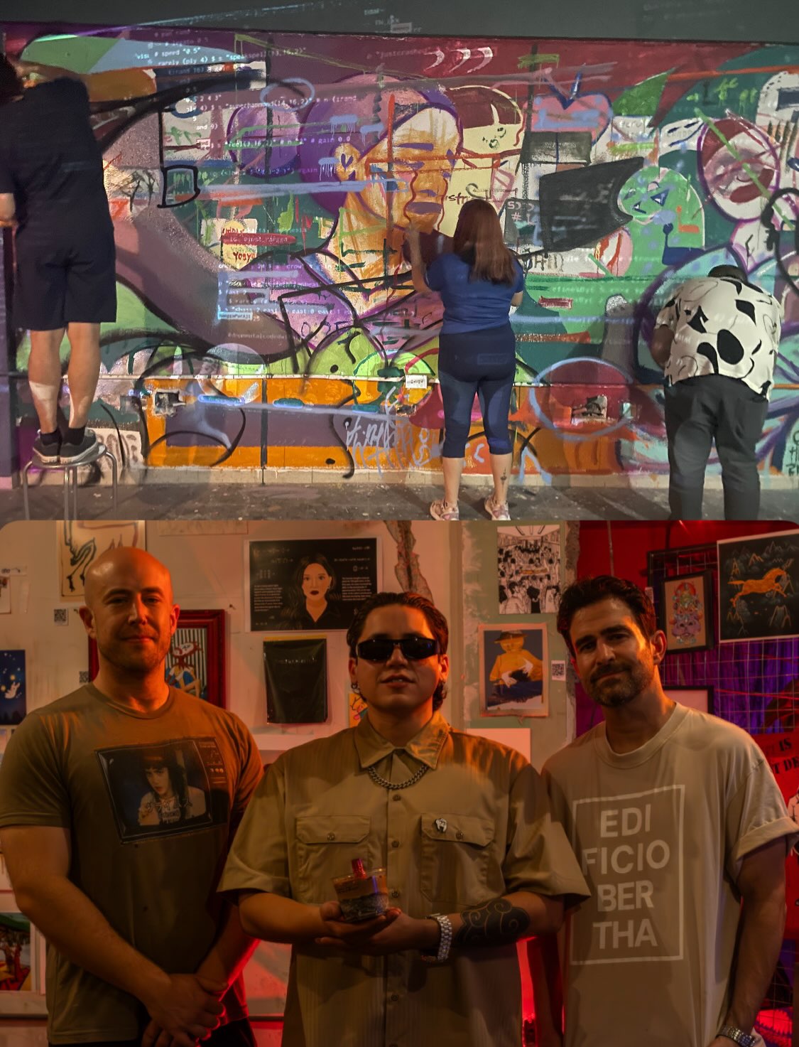Mexicali
Mexican people are awesome
Thank you to @galeria.tnumbra and @edificiobertha  for hosting me and @thehechyeomoyeo 

and to all the people who made the event so so special.

#art 

main photo @aaroneden__ 
others by me @nafy.llanas and @_espresso__depresso_