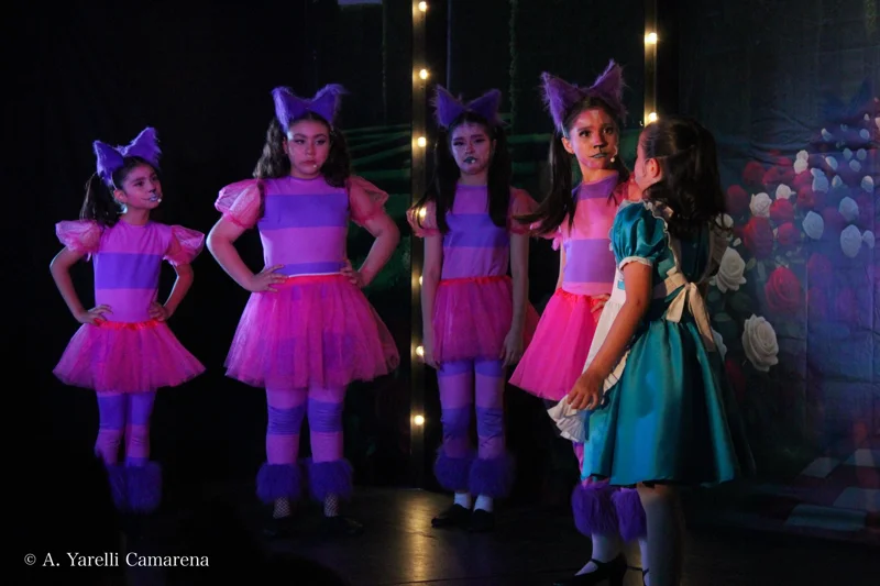 Les compartimos más fotos de Alicia en el País de las Maravillas jr. con otro de nuestros elencos ✨
Amamos ver el talento de estos niños en acción 🌟 si pudiste ver la obra, cuéntanos: ¿Qué te pareció? 🐰